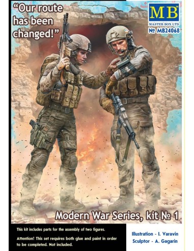 Our route has been changed! Modern War Series, kit No.1 