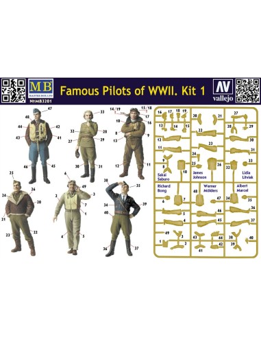 Famous WWII pilots set 