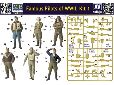 Famous WWII pilots set 