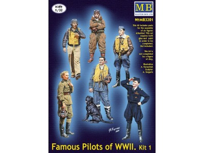Famous WWII pilots set 