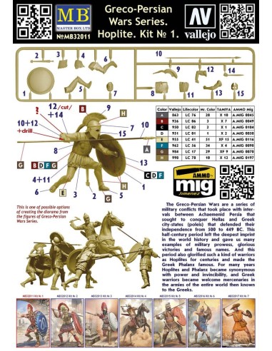 Greco-Persian Wars Series. Hoplite. Kit  1 