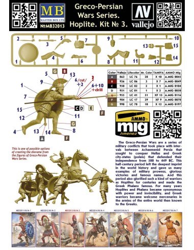 Greco-Persian Wars Series. Hoplite. Kit  3 