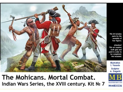 The Mohicans. Mortal Combat. Indian Wars Series, the XVIII century. Kit No 7 