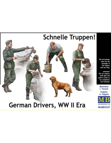 Schnelle Truppen. German Drivers, WW II Era 