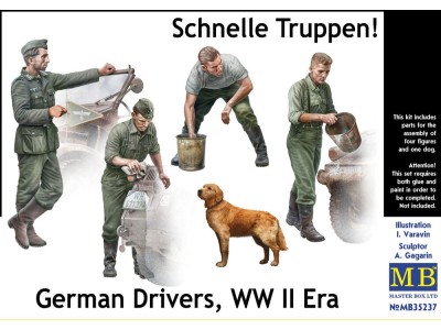 Schnelle Truppen. German Drivers, WW II Era 