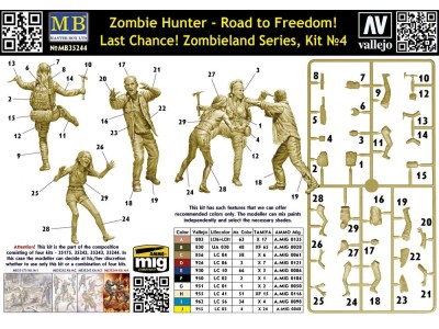 Zombie Hunter - Road to Freedom! Last Chance! Zombieland Series, Kit No. 4 
