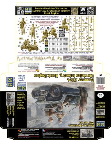 Russian-Ukrainian War series. Summer 2024. Ukrainian Infantry. Kursk Region 