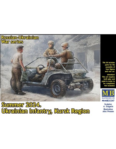Russian-Ukrainian War series. Summer 2024. Ukrainian Infantry. Kursk Region 