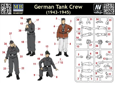 Deutsche Panzerbesatzung Set I 