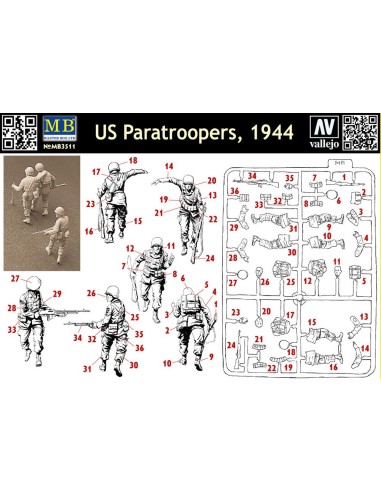 U.S. Paratroopers 1944 