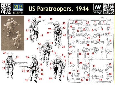 U.S. Paratroopers 1944 