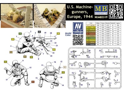 U.S. Machine-Gunners Europe 1944 