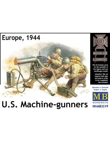 U.S. Machine-Gunners Europe 1944 