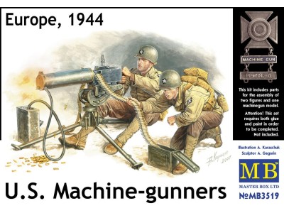 U.S. Machine-Gunners Europe 1944 