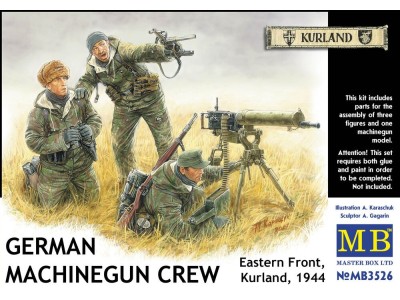 German Machinegun Crew Eastern Front Kurland 1944 