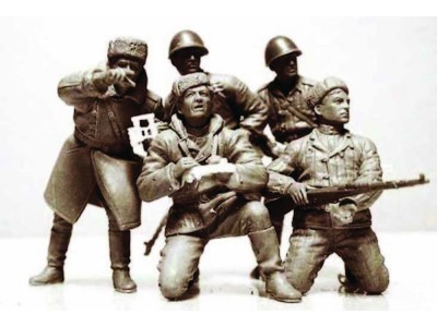 Russische Infanterie Korsun 1944 Photo for the Newspaper 