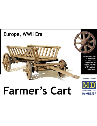 Farmers Cart Europe WWII 