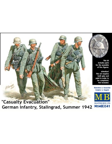 German Infantry Stalingrad Summer 1942 Casualty Evacuation 