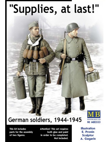 Supplies! german soldiers 2 figs 