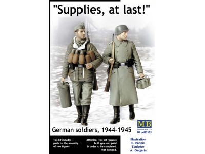 Supplies! german soldiers 2 figs 