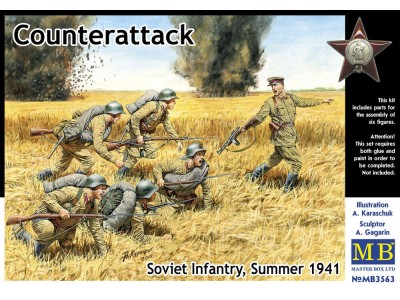 Counterattack, Soviet infantry, 1941 