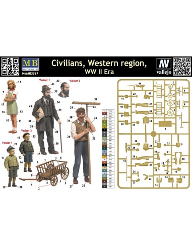 Civilians, Western region, WWII era 