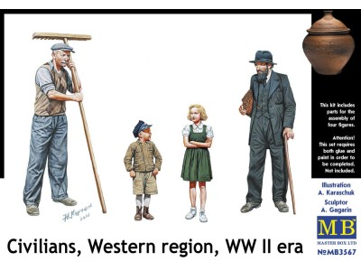 Civilians, Western region, WWII era 