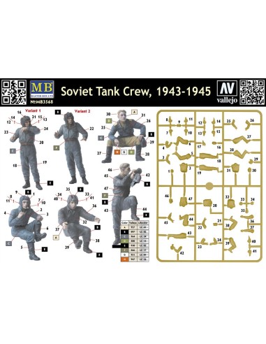 Soviet tank crew, 1943-1945 