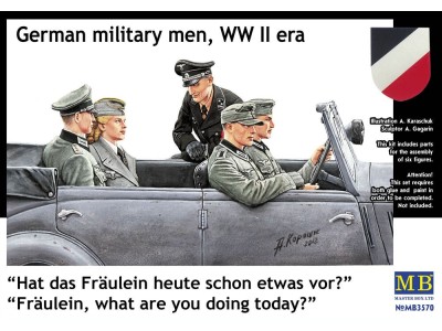 Fräulein, what are you doing today? 