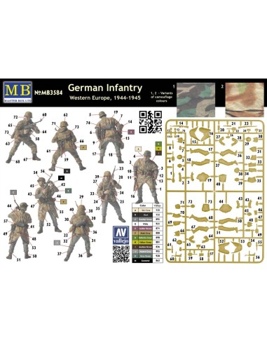 German Infantry, Western Europe, 1944-45 