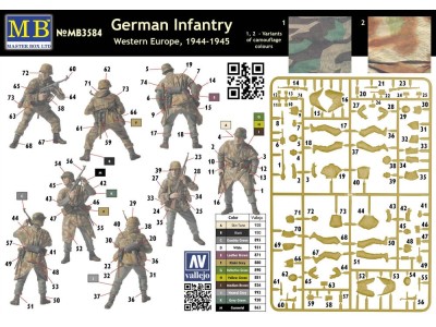German Infantry, Western Europe, 1944-45 