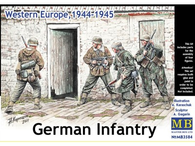 German Infantry, Western Europe, 1944-45 
