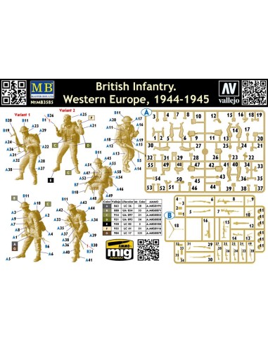British Infantry. Western Europe. 1944-1945 