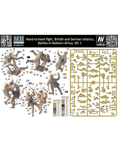 Hand-to-Hand fight, Brit. & Germ. infr. 