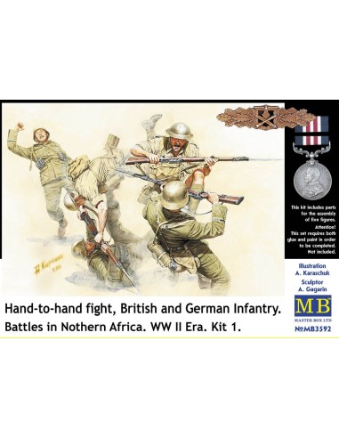 Hand-to-Hand fight, Brit. & Germ. infr. 