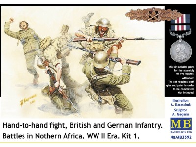 Hand-to-Hand fight, Brit. & Germ. infr. 