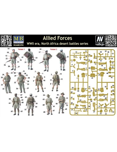 Allied Forces. N.Africa desert battles.s 