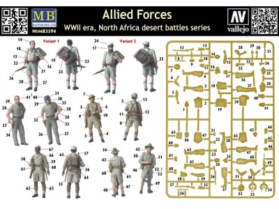Allied Forces. N.Africa desert battles.s 