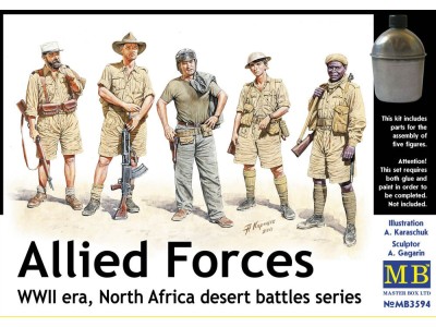 Allied Forces. N.Africa desert battles.s 