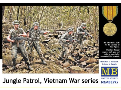 Jungle patrol, Vietnam War series 