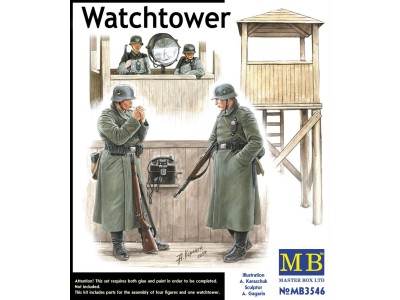 Watch Tower' w/4 figs 