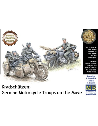 Kradschutzen: Ger. motorcycle troops 
