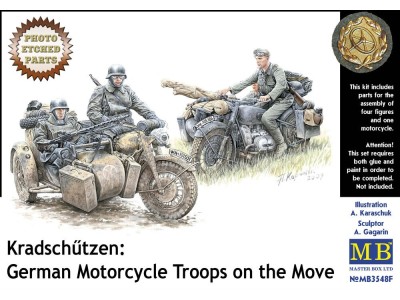 Kradschutzen: Ger. motorcycle troops 