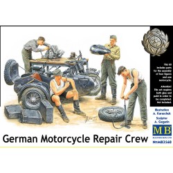 German Motorcycle repair team 