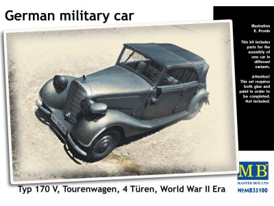 Germ. military car Typ 170V Tourenwagen 