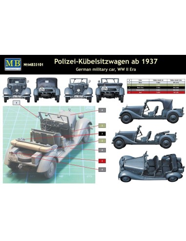 Polizei-Kubelsitzwagen ab 1937 mil. car 
