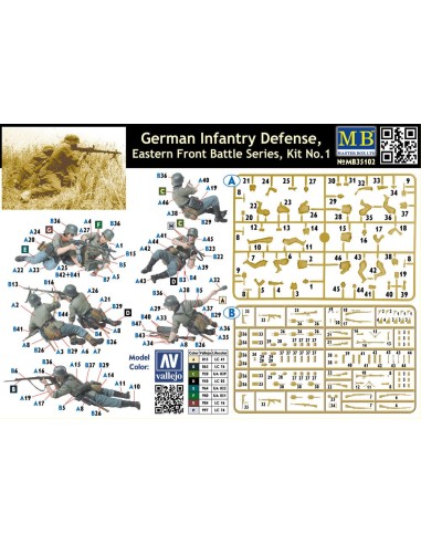 German infantry defense, Eastern Front 