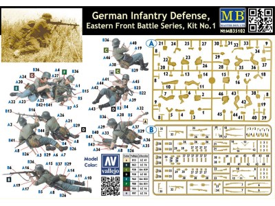German infantry defense, Eastern Front 