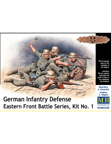German infantry defense, Eastern Front 
