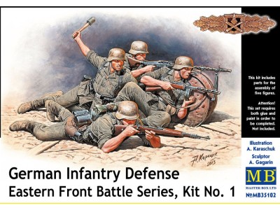 German infantry defense, Eastern Front 